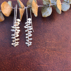 Cape Breton Fern Earrings | Recycled Sterling Silver - Aware House