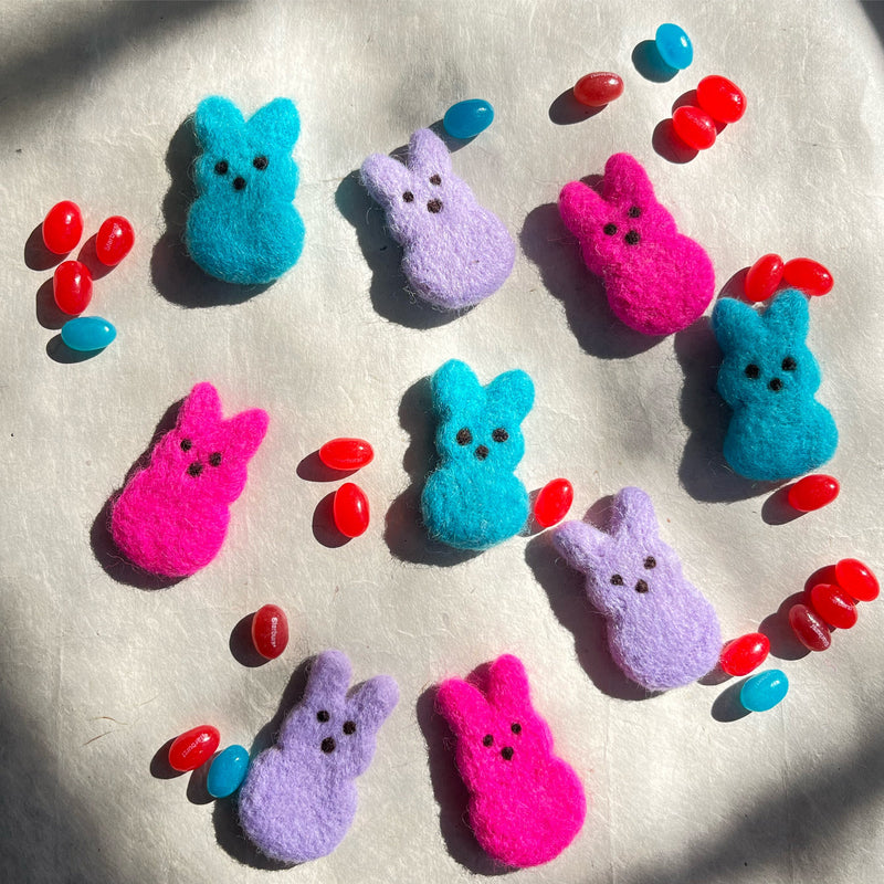 Bunny Peeps Earrings-zoom-