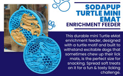 Turtle Mini Lick Mat with Suction Cups for Dogs and Cats - Aware House