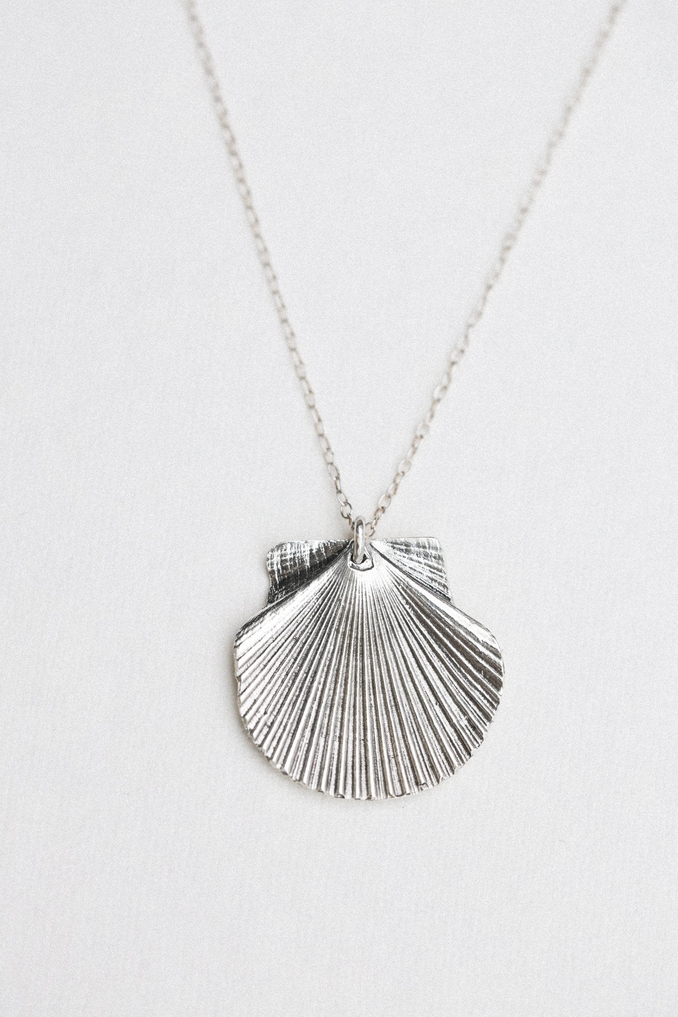 Fan Shell Necklace | Sterling Silver - Aware House