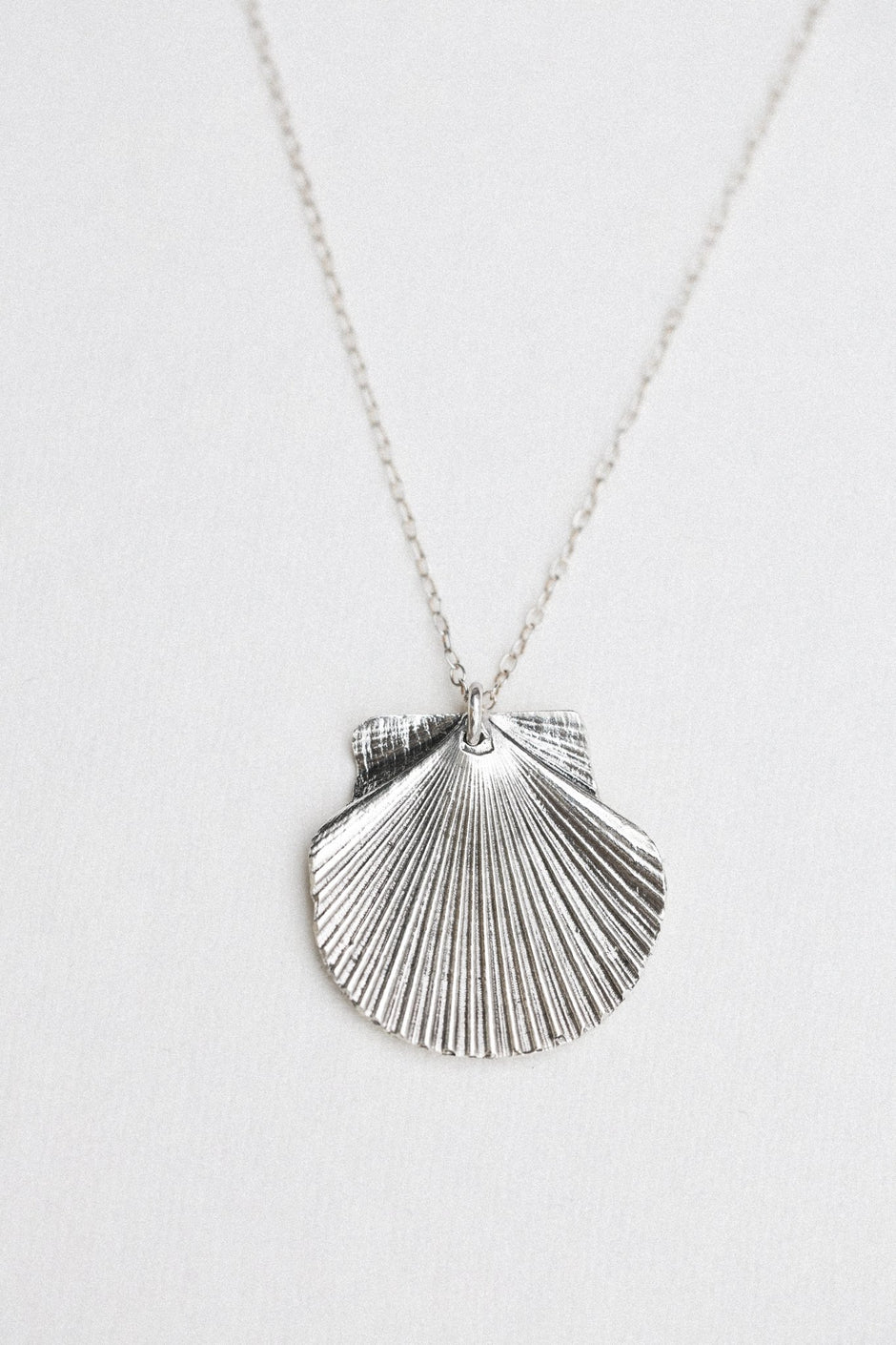 Fan Shell Necklace | Sterling Silver - Aware House