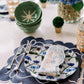 Blue Posey China Plate Set