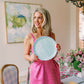 Slate Blue Ivy Manor China Plate Set