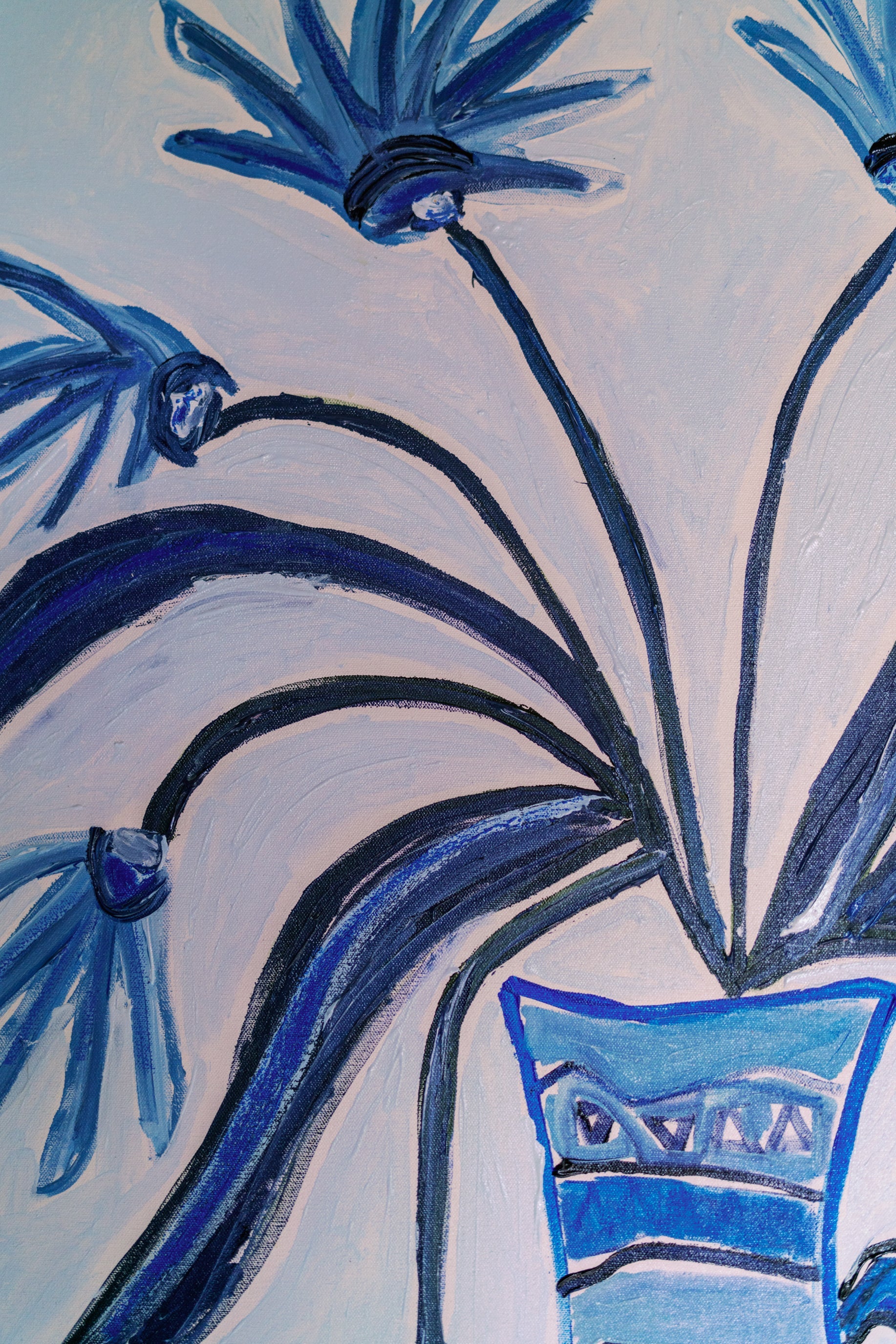 Été à la Campagne Mixed Media Painting-zoom-5