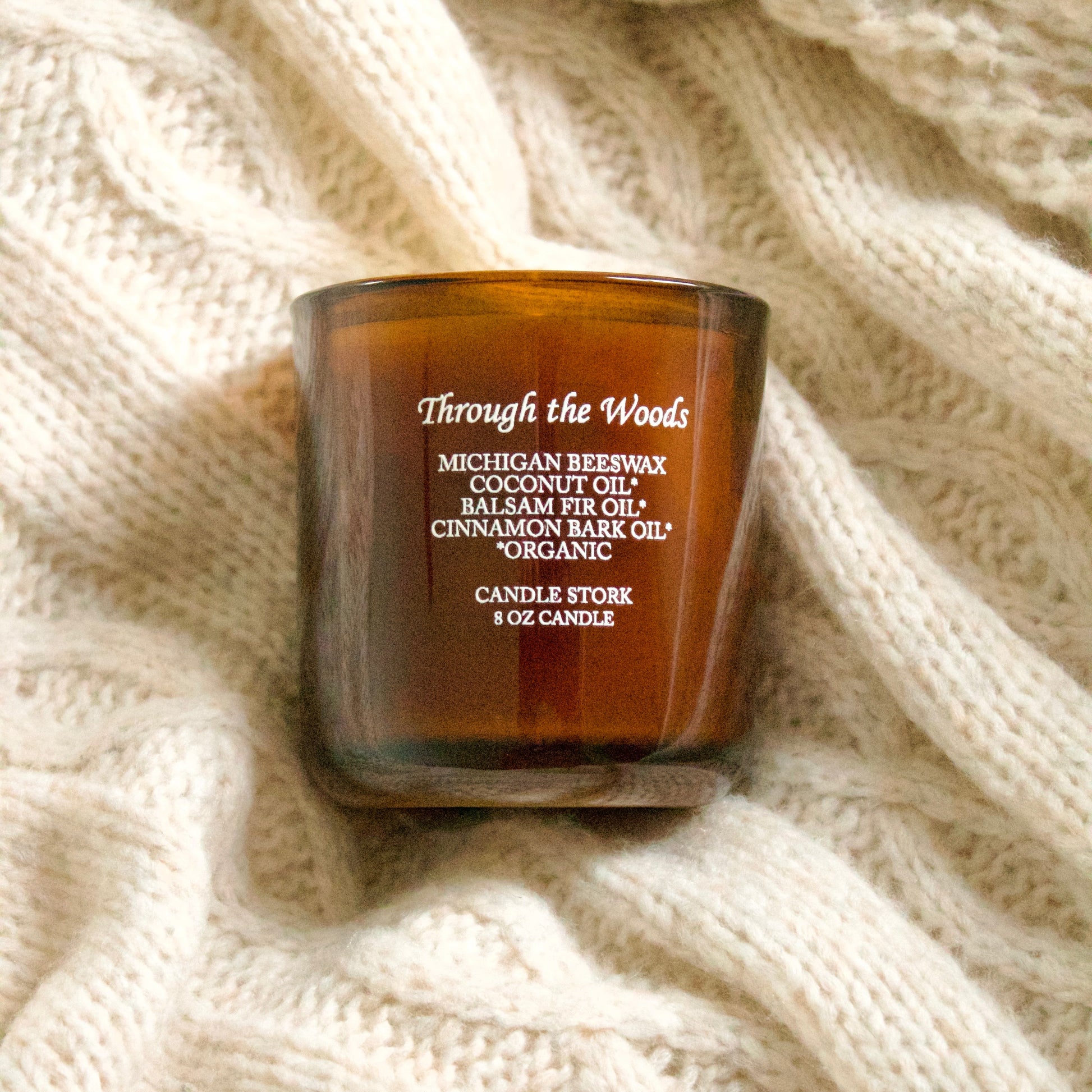 Through the Woods Beeswax Candle-3