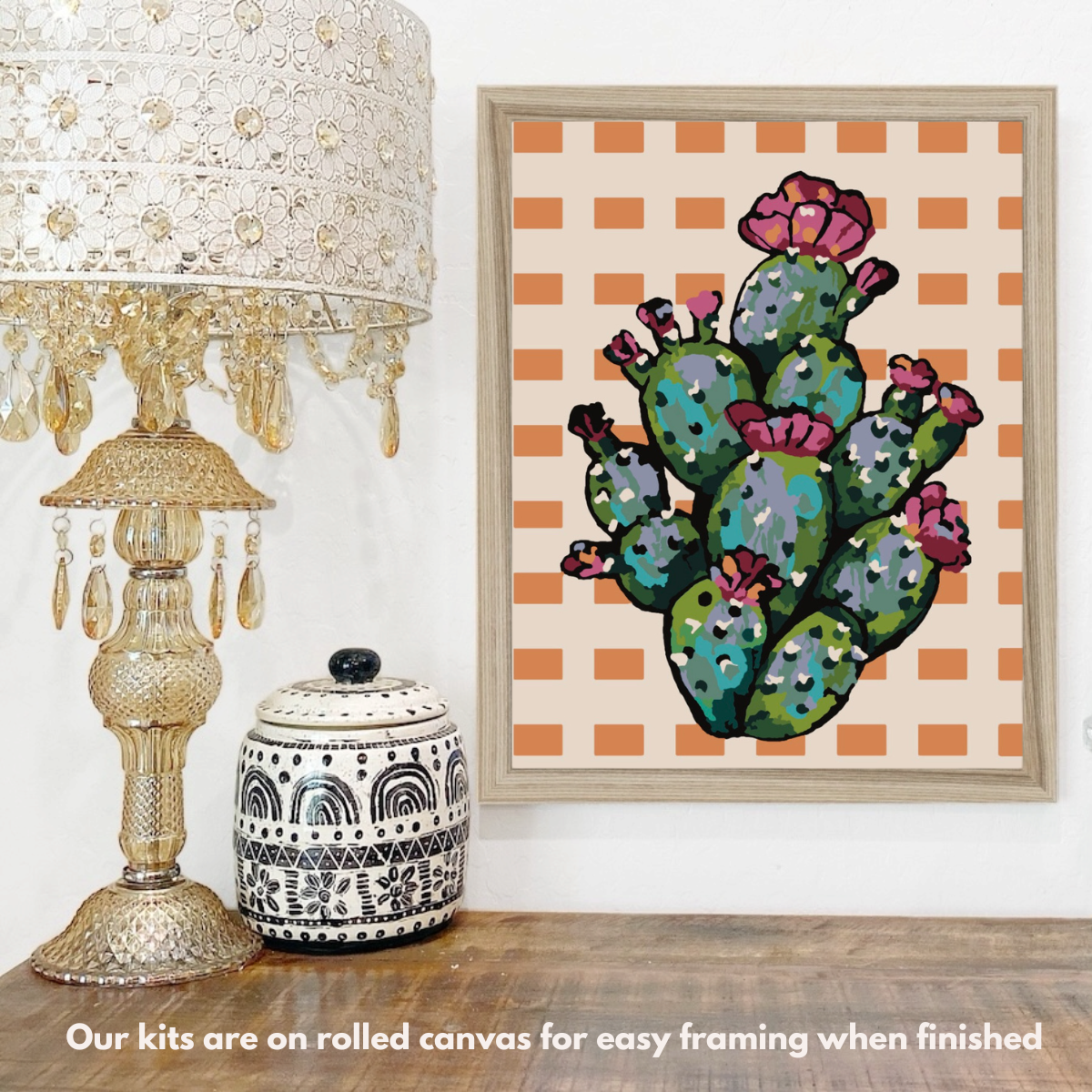 Prickly Pear Paint by Numbers Kit-3