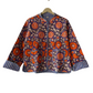 The Charlotte Jacket in Purple and Orange Blossom