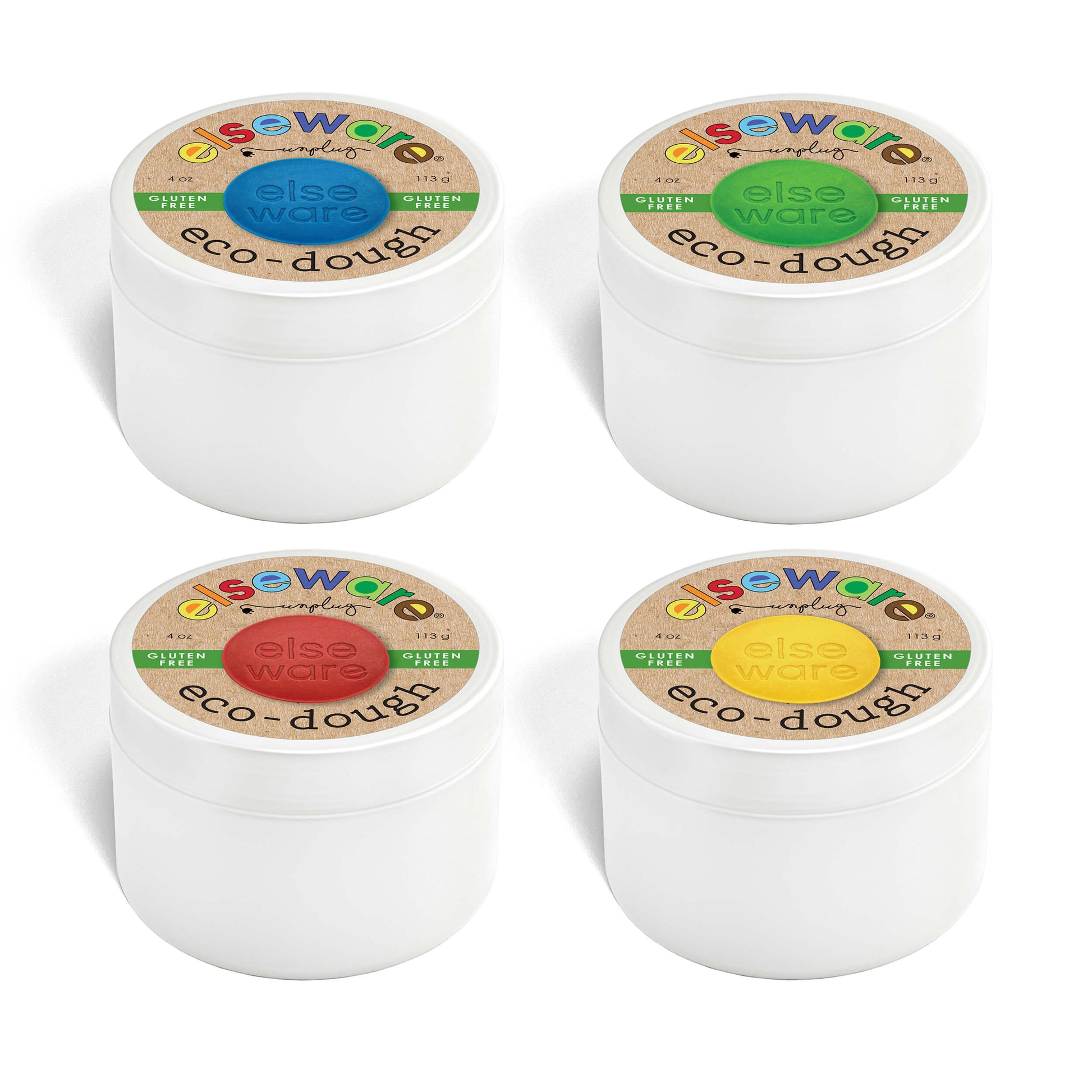 Eco-Dough 4pk Gluten Free | Natural, Non-Toxic Sensory Toy-5