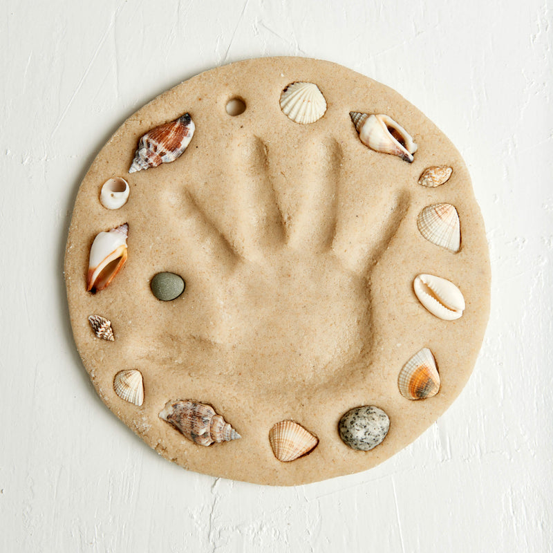 Day at the Beach | Kids Hand & Footprint Keepsake-zoom-