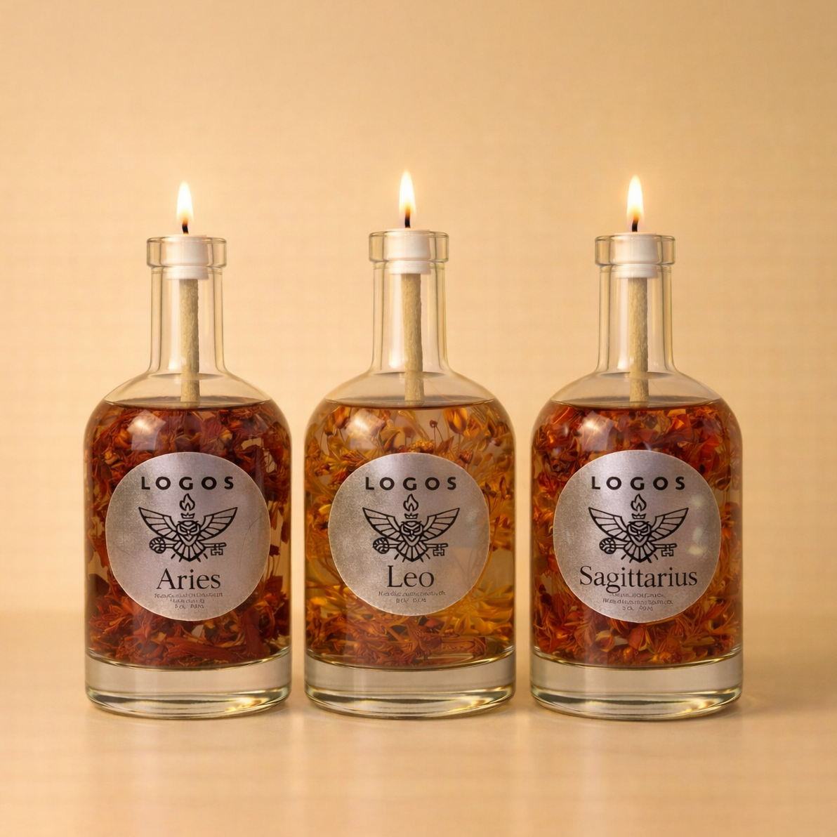Fire Trio Oil Candle