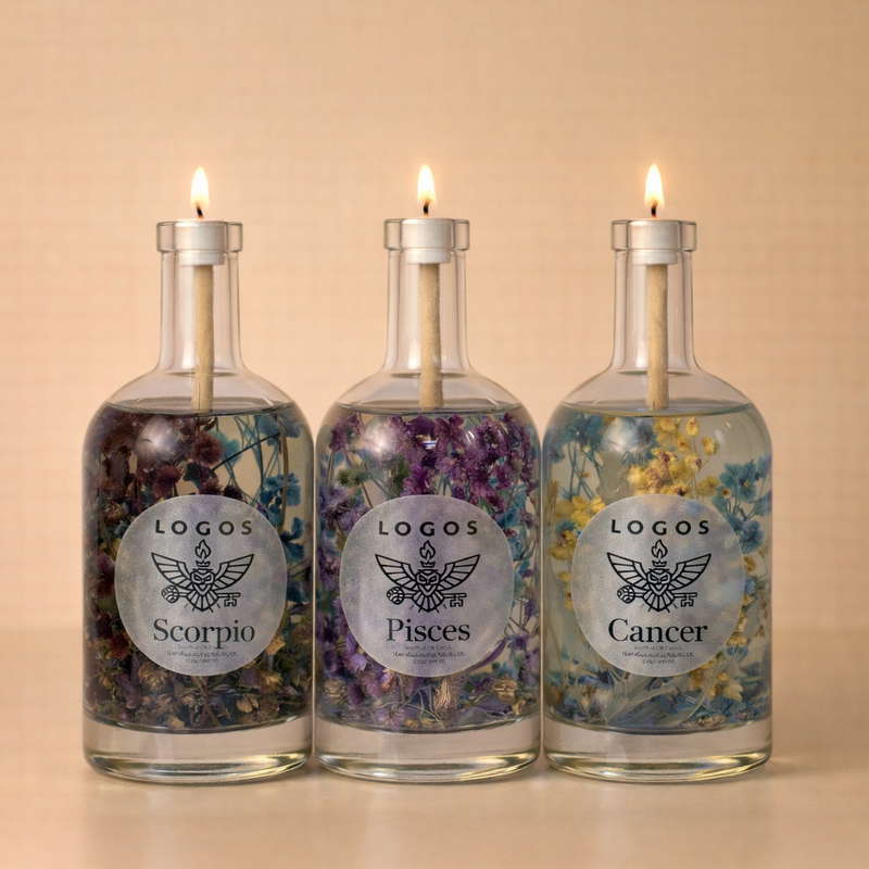 Water Trio Oil Candle-zoom-