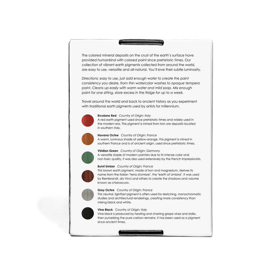 Earth Paint Set | Natural Mineral Pigments