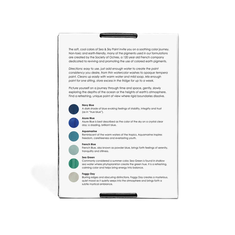 Sea & Sky Paint Set | Non-Toxic Earth Pigments-zoom-