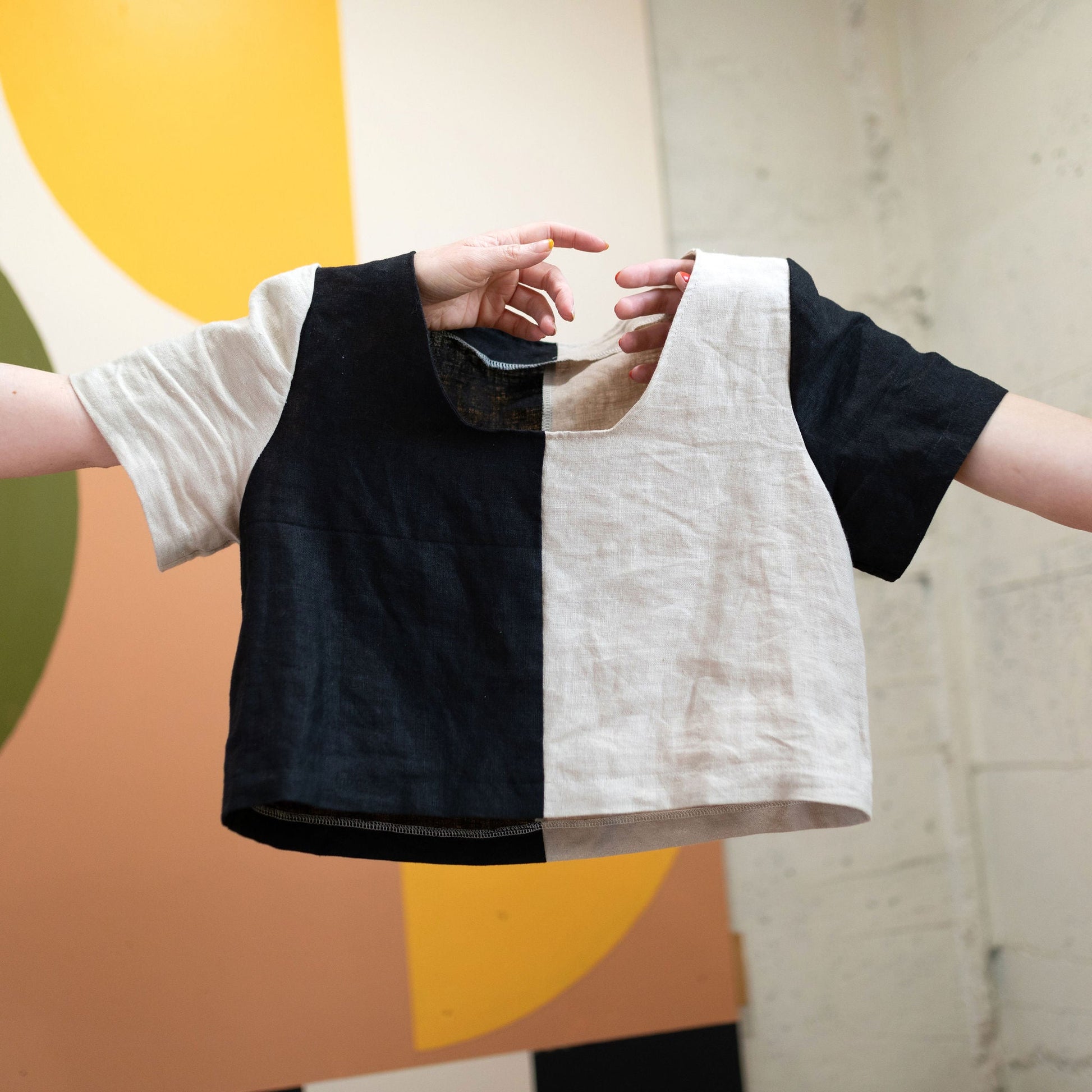Quilted Frankie Top | B/W - Aware House