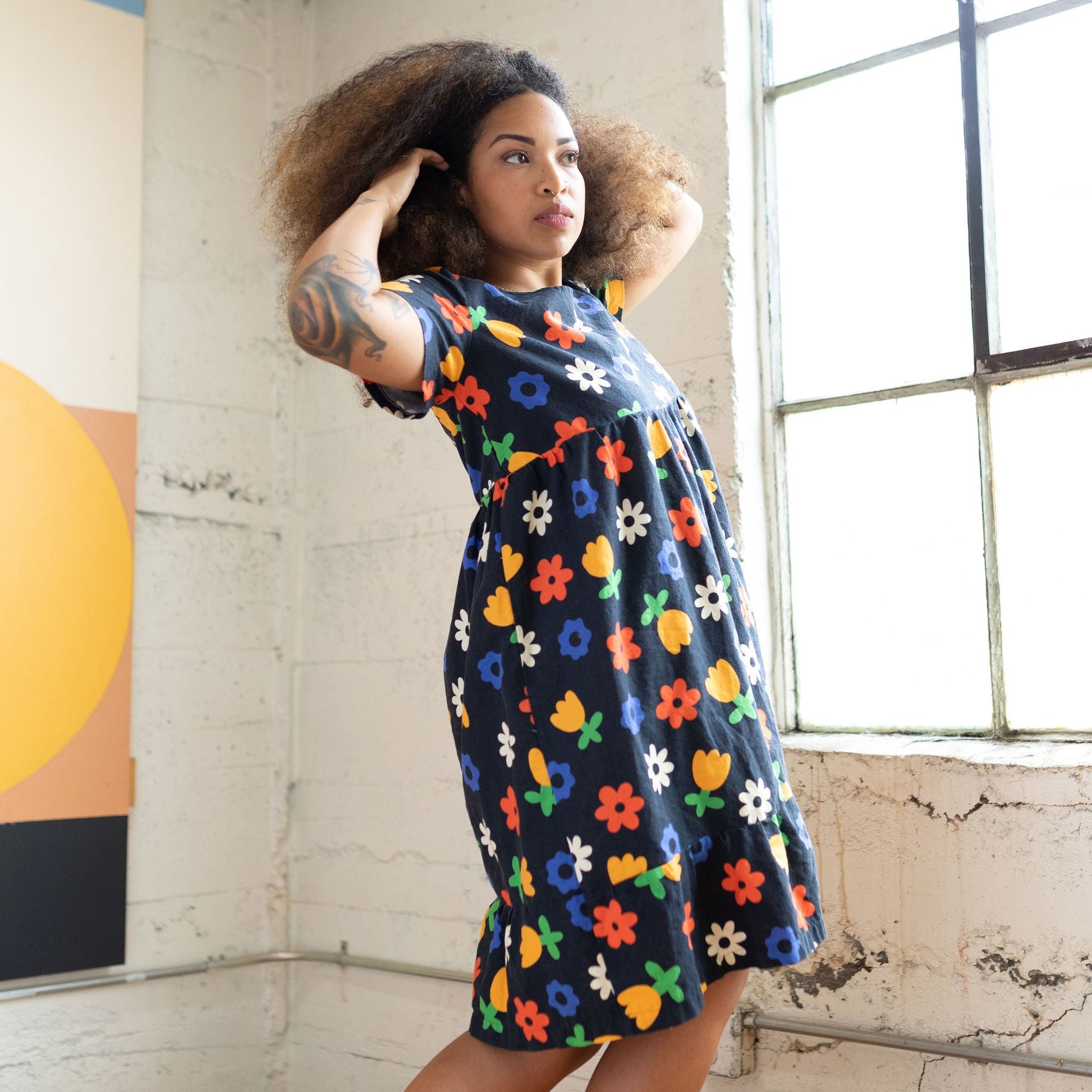 Billie Dress | Floral Black - Aware House
