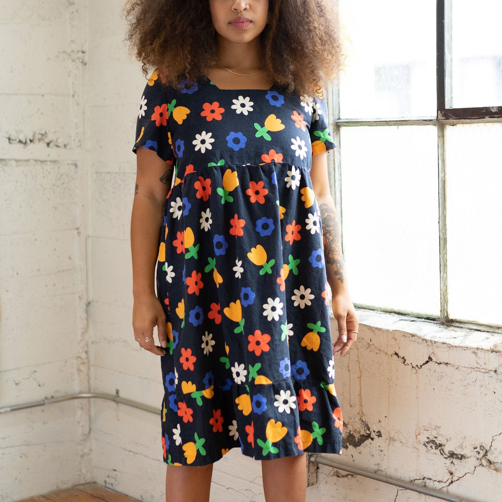 Billie Dress | Floral Black - Aware House