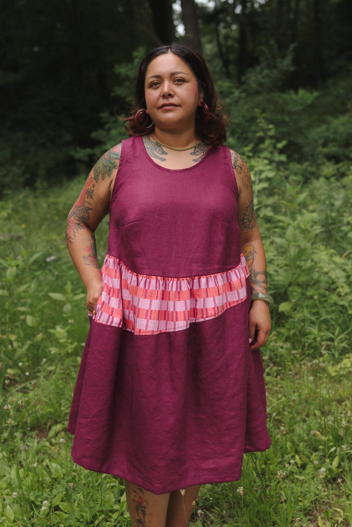 Sassafras Dress in Hibiscus-zoom-1