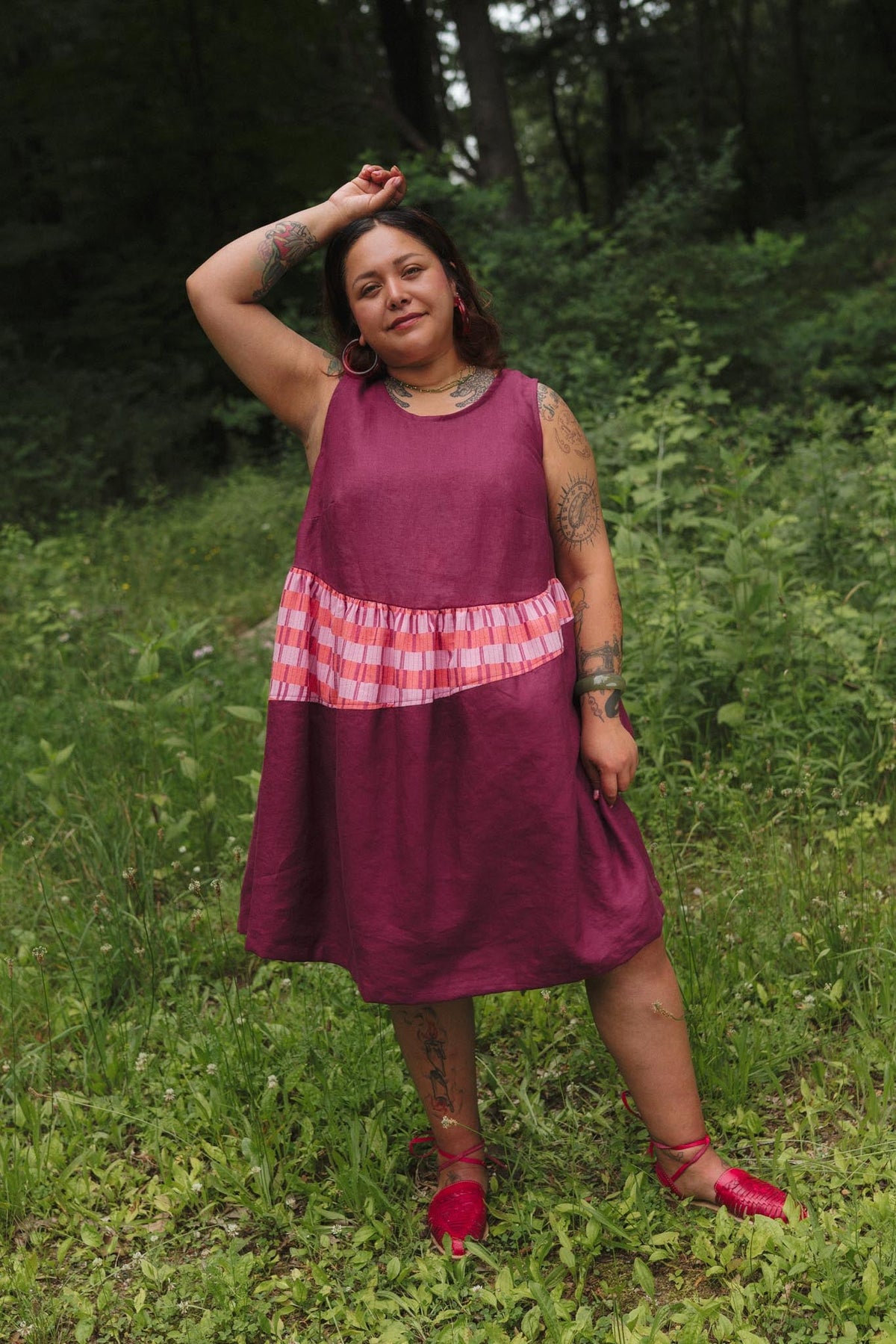 Sassafras Dress in Hibiscus-zoom-2