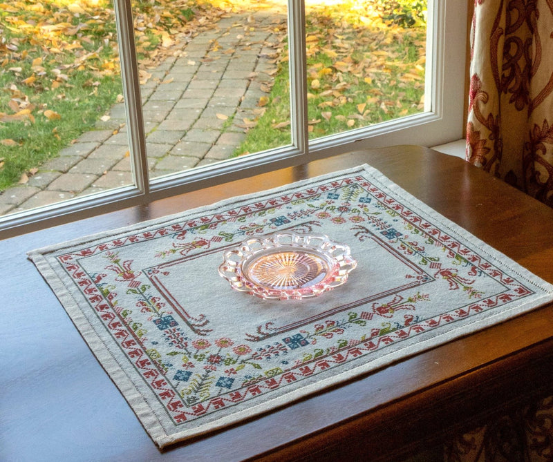 Evangeline Border cross stitch folk embroidery kit-zoom-