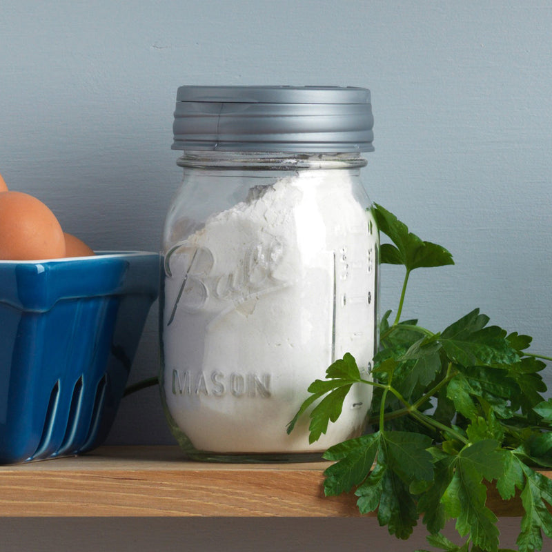 reCAP® Regular Mouth Mason Jar FLIP Top Lid-zoom-