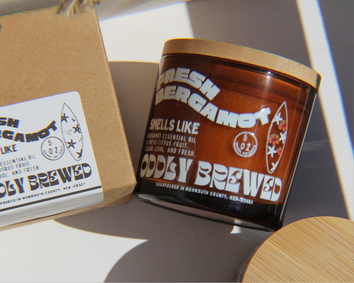 Mini Fresh Bergamot Soy Candle