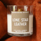 Lone Star Leather Container Candle