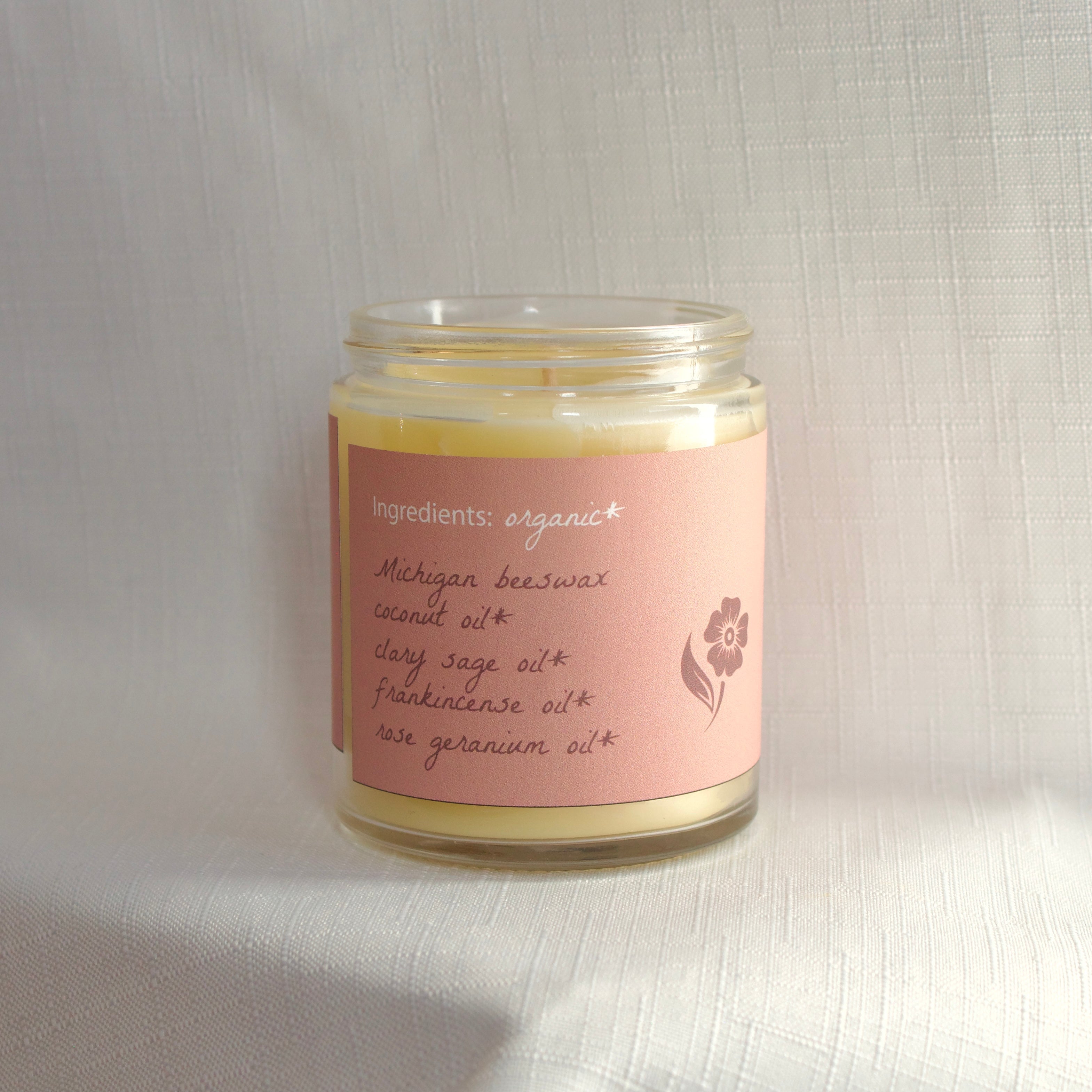 Women's Wellness Aromatherapy Beeswax Candle-zoom-2