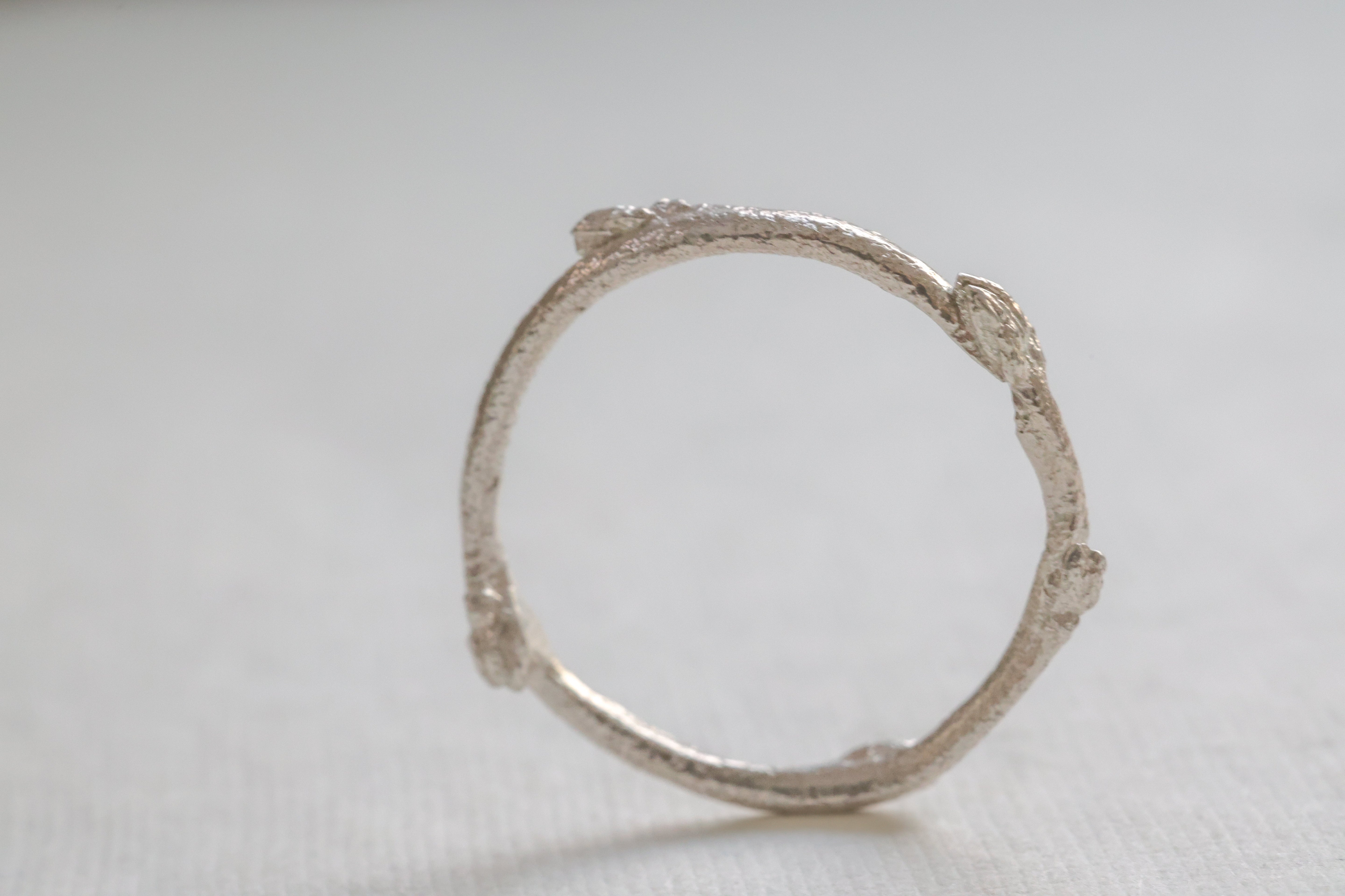 Budding Twig Ring | Recycled Sterling Silver