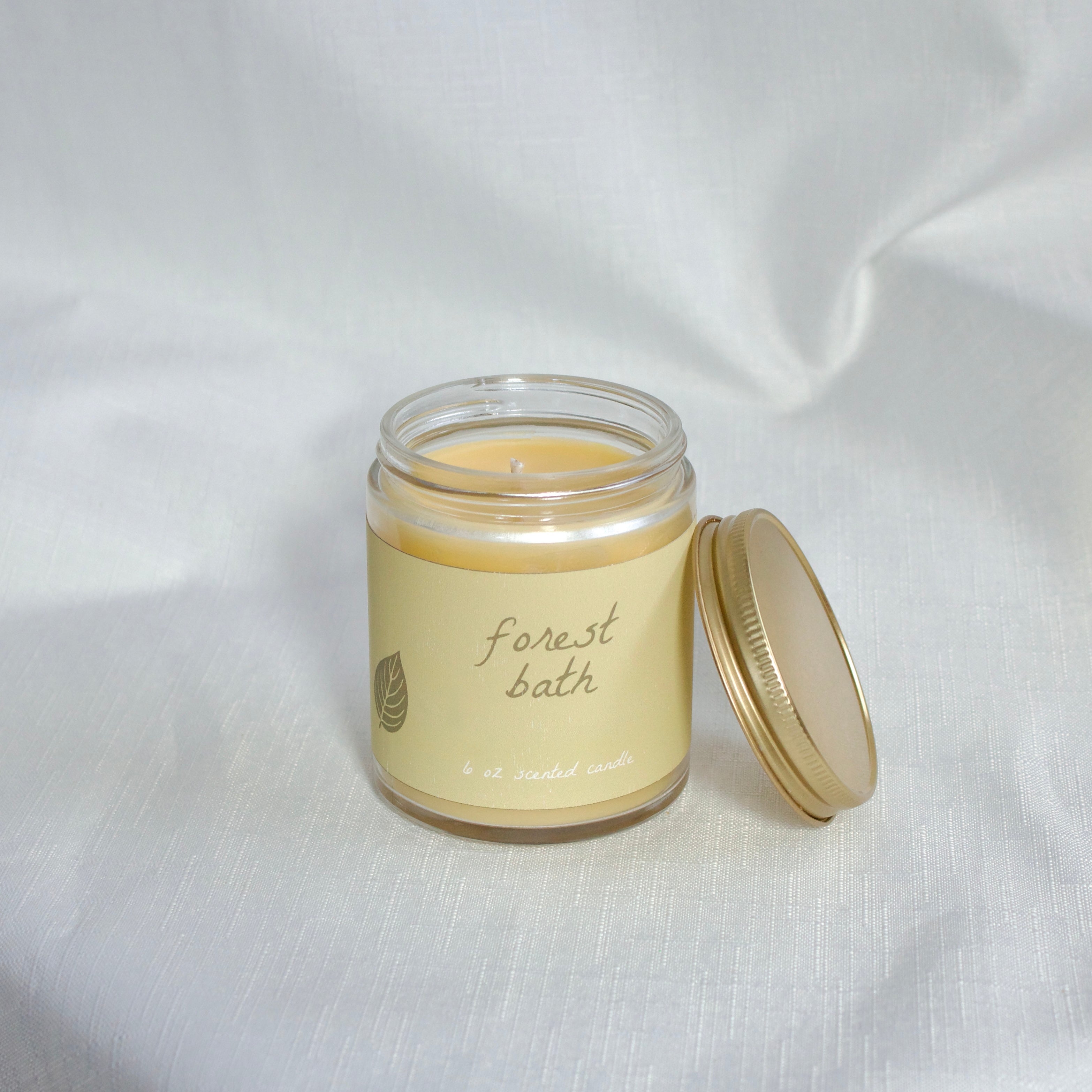 Forest Bath Aromatherapy Beeswax Candle-zoom-2