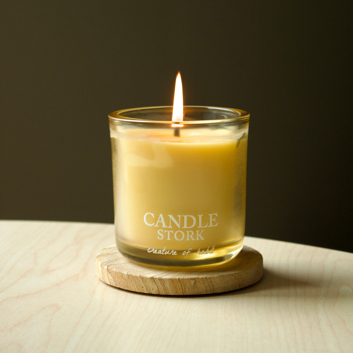 Creature of Habit Beeswax Candle-zoom-1