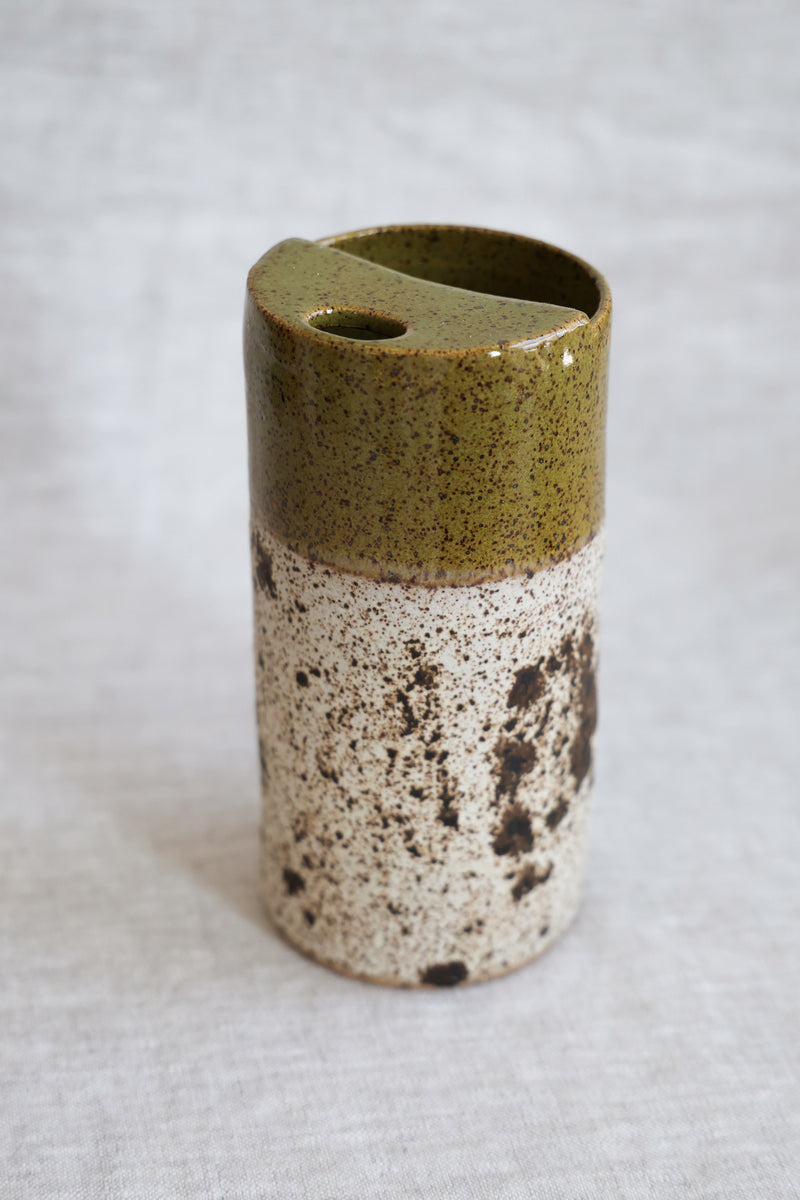 Olive & Quail Egg Speckled To-Go Cup | Ceramic Stoneware-zoom-