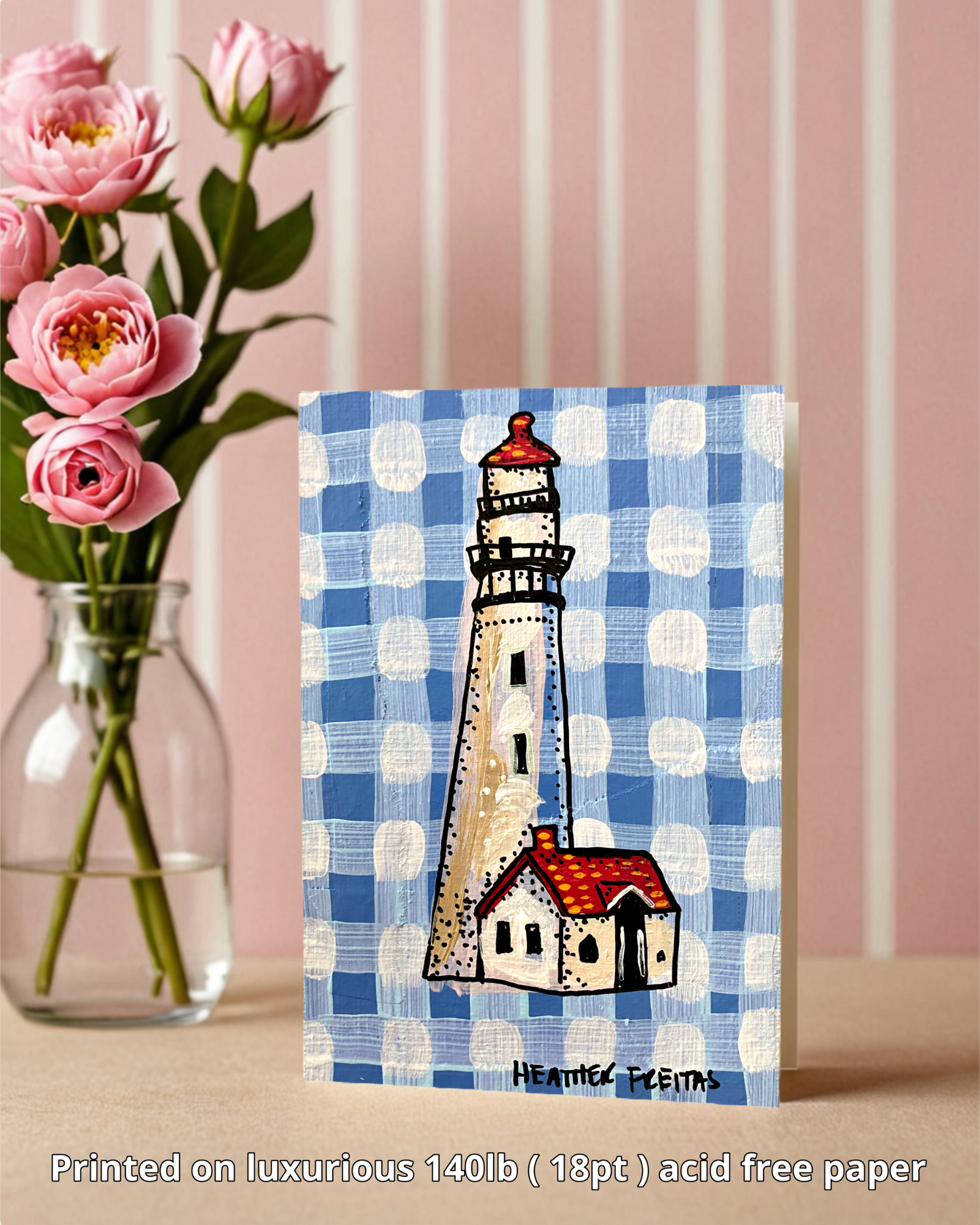 Lighthouse Greeting Card Fine Art Print