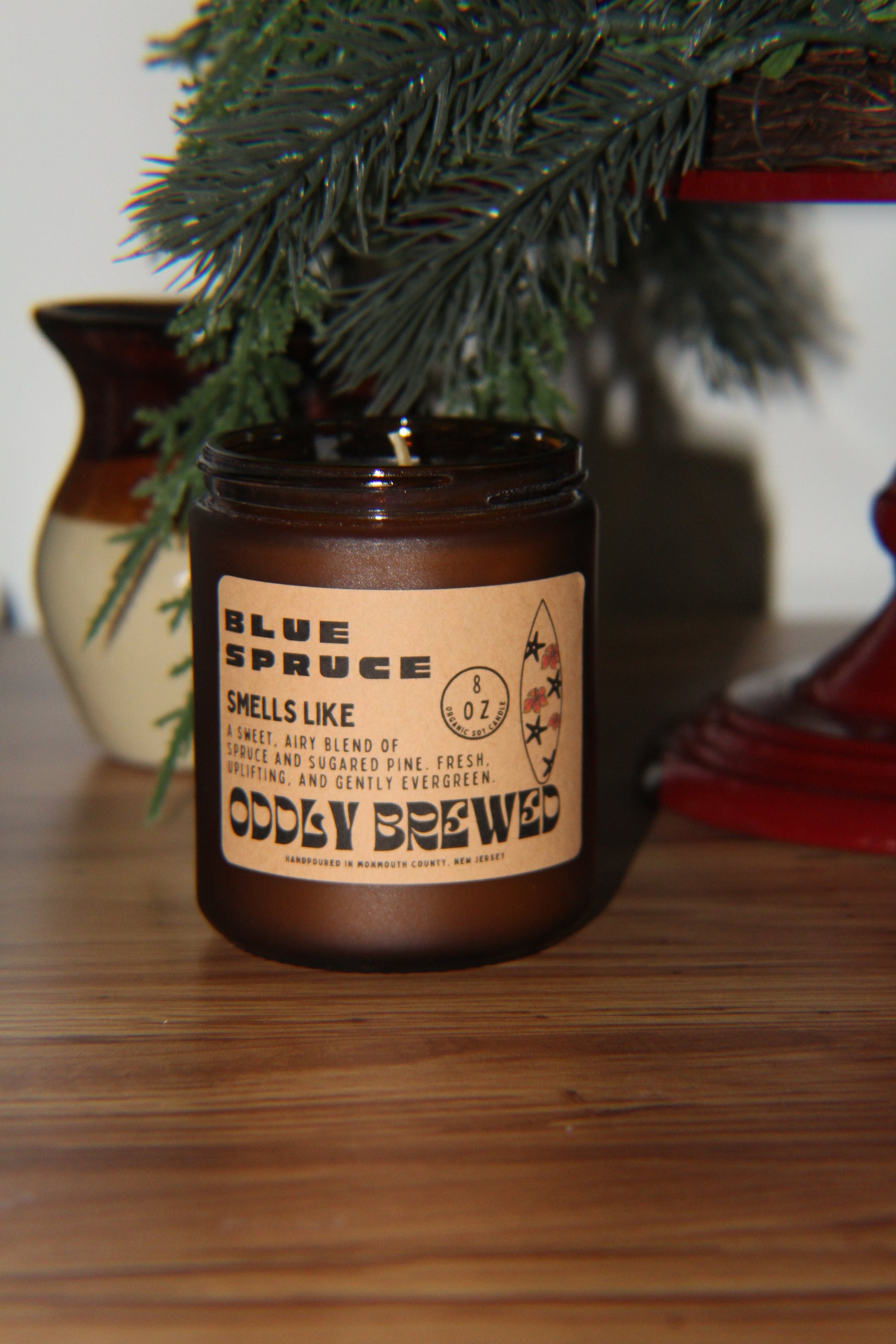Blue Spruce Soy Candle-6