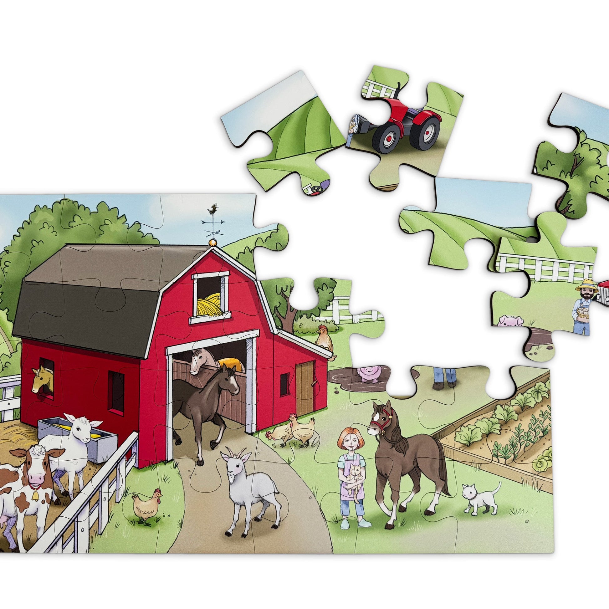 Harvest Time 24-Piece Farm Themed Puzzle-4