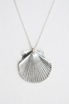 Fan Shell Necklace | Sterling Silver - Aware House