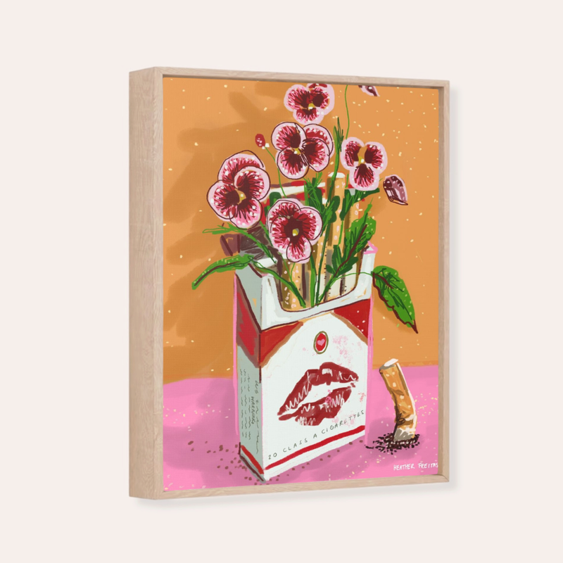 Dirt Bouquet | Framed Fine Art Canvas Print | Multiple Sizes-zoom-