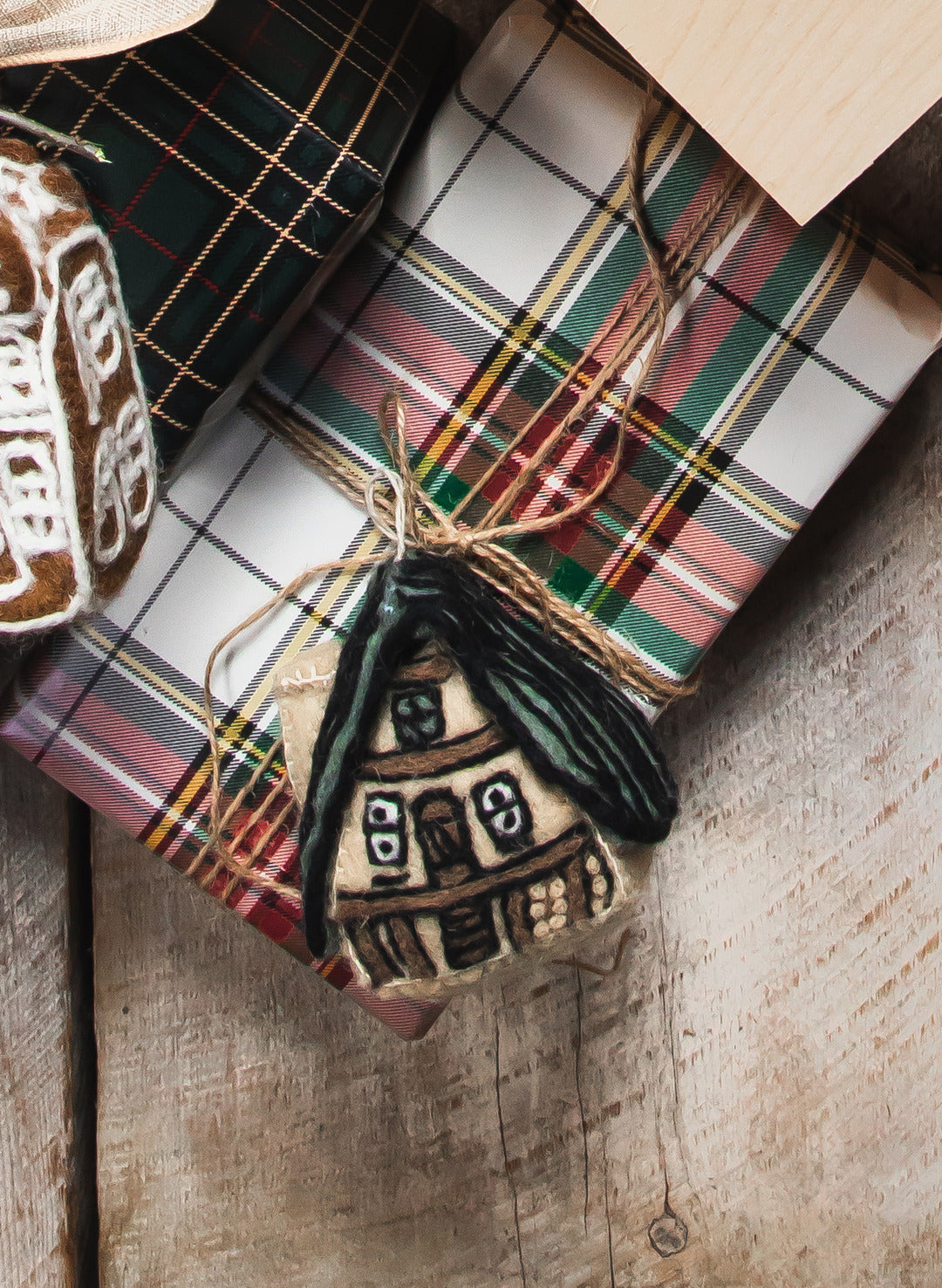 Felted A-Frame Ornament-6