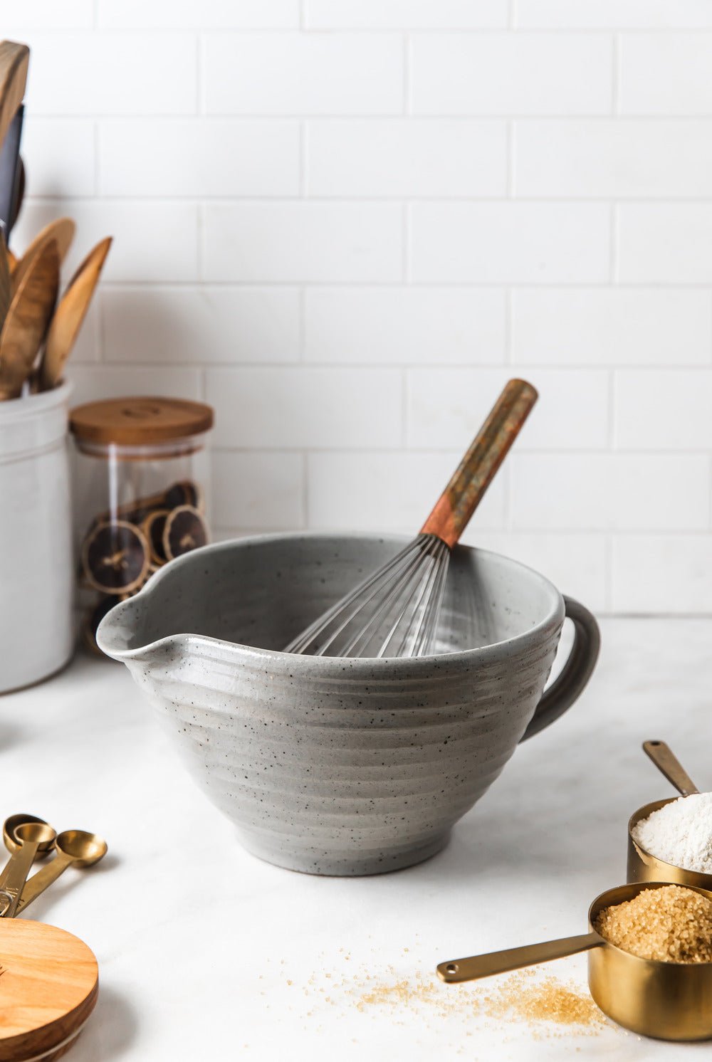Agrarian Batter Bowl - Aware House - Farmhouse Pottery - 