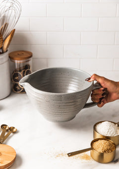 Agrarian Batter Bowl - Aware House - Farmhouse Pottery - 