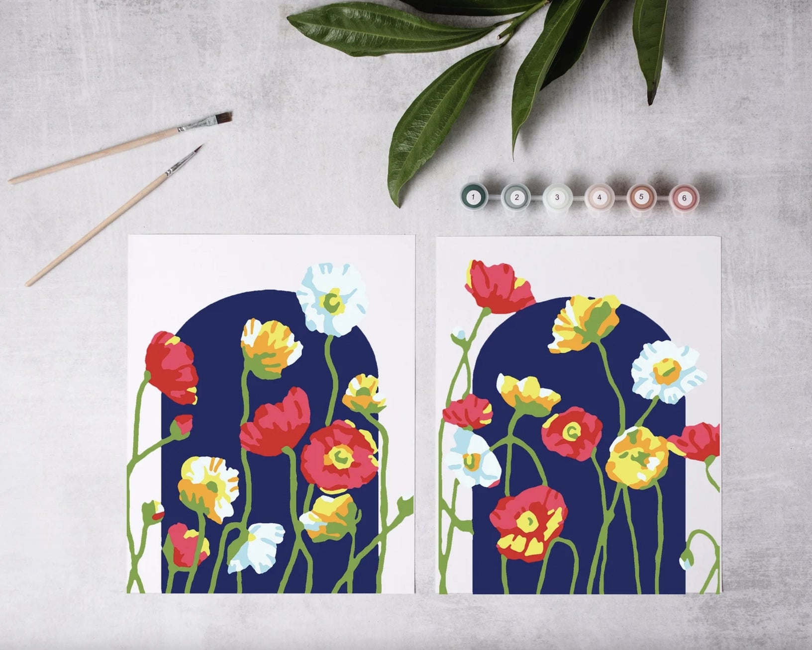 Field of Poppies Paint-By-Numbers Kit