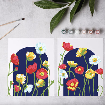 Field of Poppies Paint-By-Numbers Kit