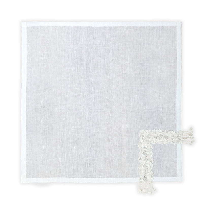 Hand Crochet Napkins 18" x 18" | Set of 4-zoom-