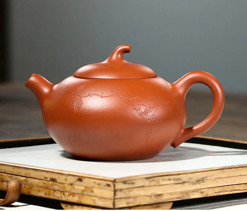 The Joy of Melons & Fruits Chinese Teapot-zoom-2