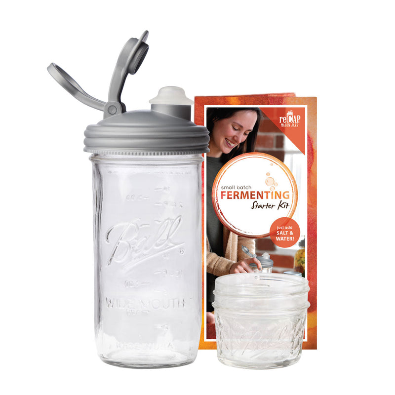 reCAP® Mason Jar Fermentation Starter Kit-zoom-