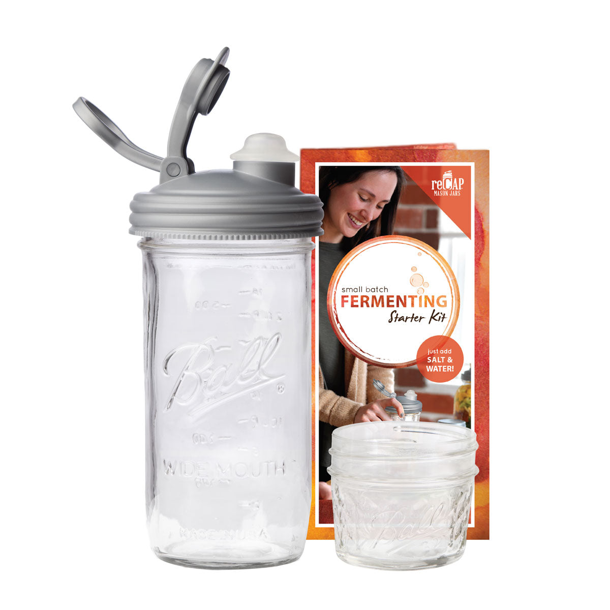reCAP® Mason Jar Fermentation Starter Kit-2