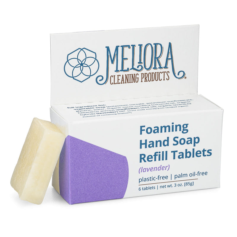 Foaming Hand Soap Refill Tablets - 6-Pack Plastic-Free Boxed-zoom-