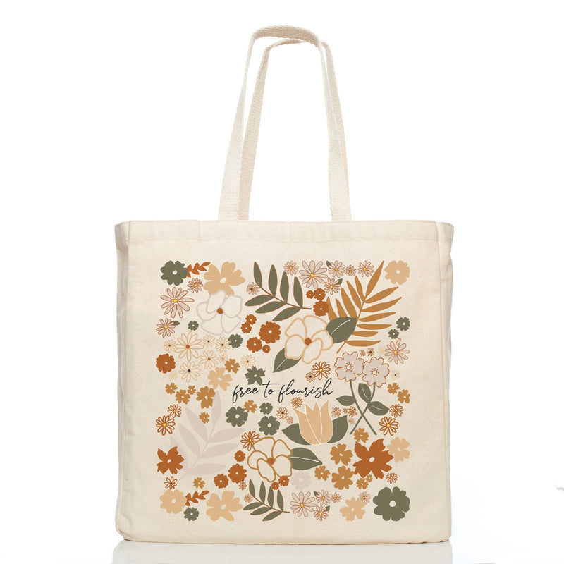 Free to Flourish Tote Bag-zoom-