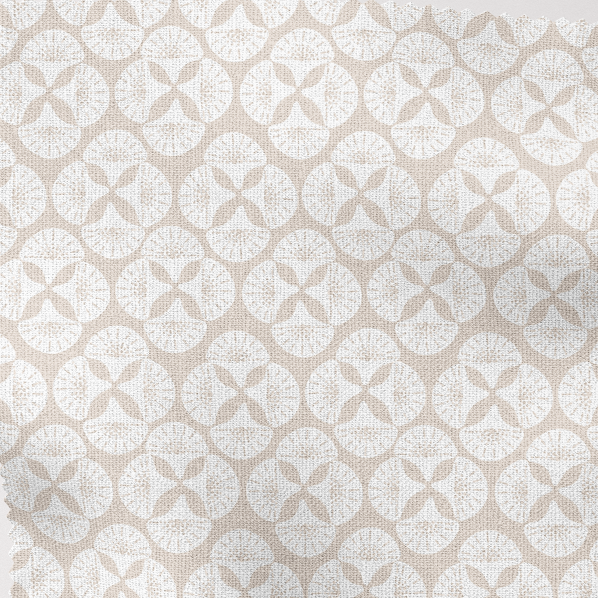 Beige Patterned Lampshade in SEA STAR-zoom-2