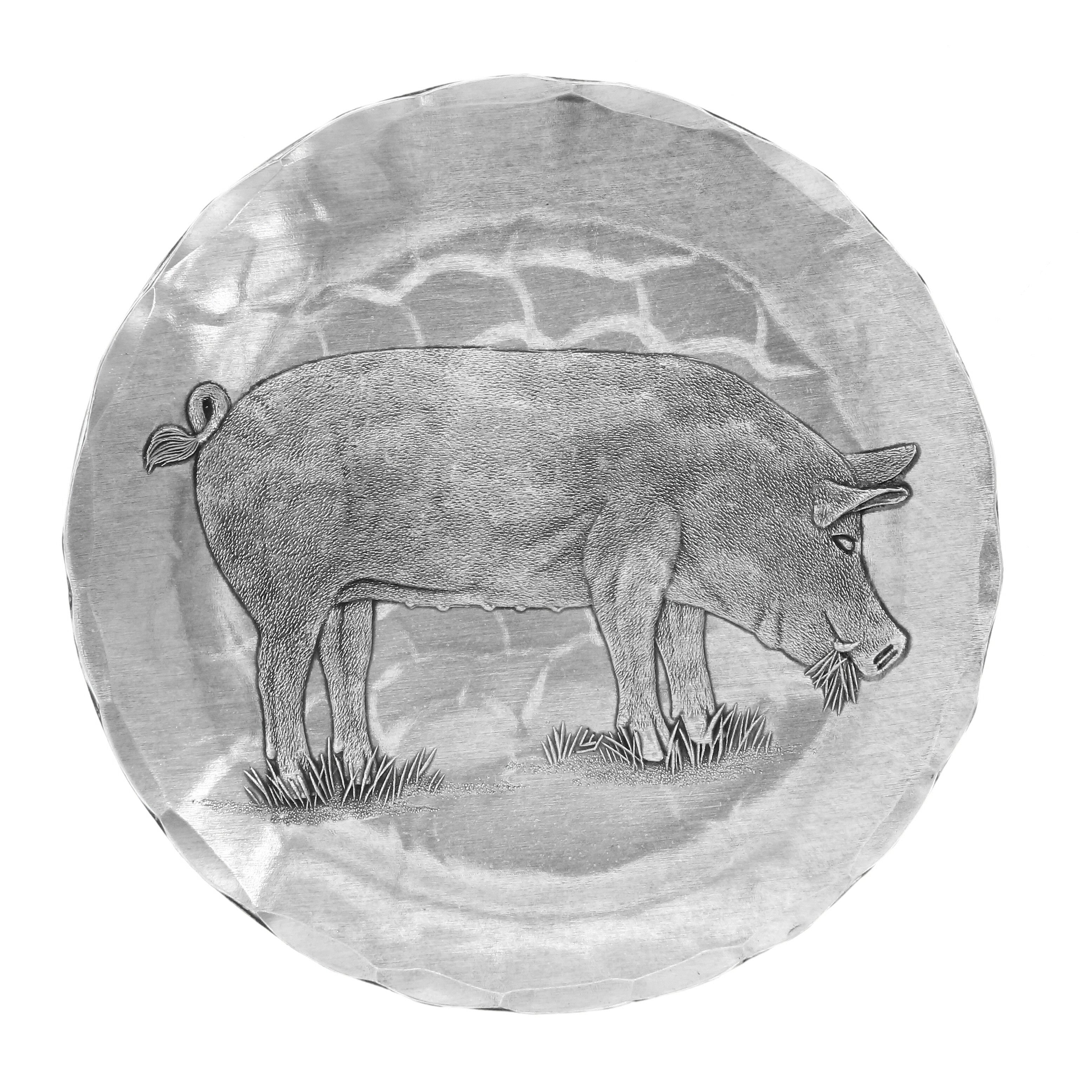 Farmhouse Pig Coaster-zoom-1
