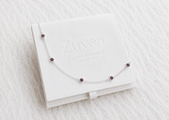 February Birthstone Amethyst Bracelet | Sterling Silver & Gold Gemstone Jewelry - Aware House